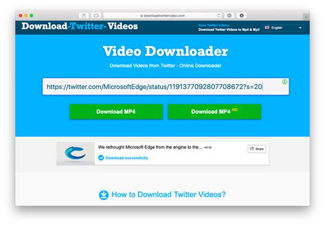 Find the Tweet that has the video you want download. 2. Tap the share icon and copy the Tweet link. 3. Paste the Tweet link into the URL text box above and click on "Download" button. 4. Click and download the format of your choice to your device. 